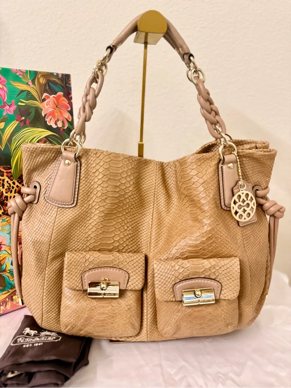 Rare!! NWOT - Coach Kristin Pocket Tote (L0820-14754) - Picture 2 of 16